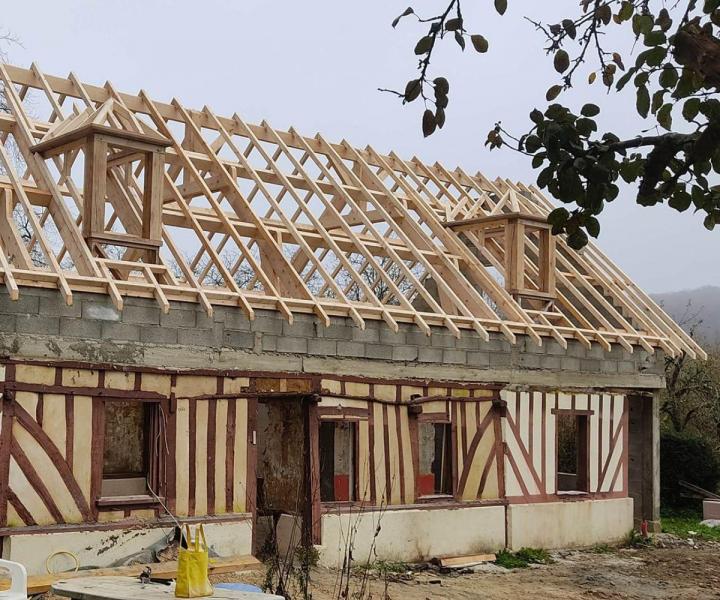Solution personnalisée pour rénover votre maison à pans de bois.